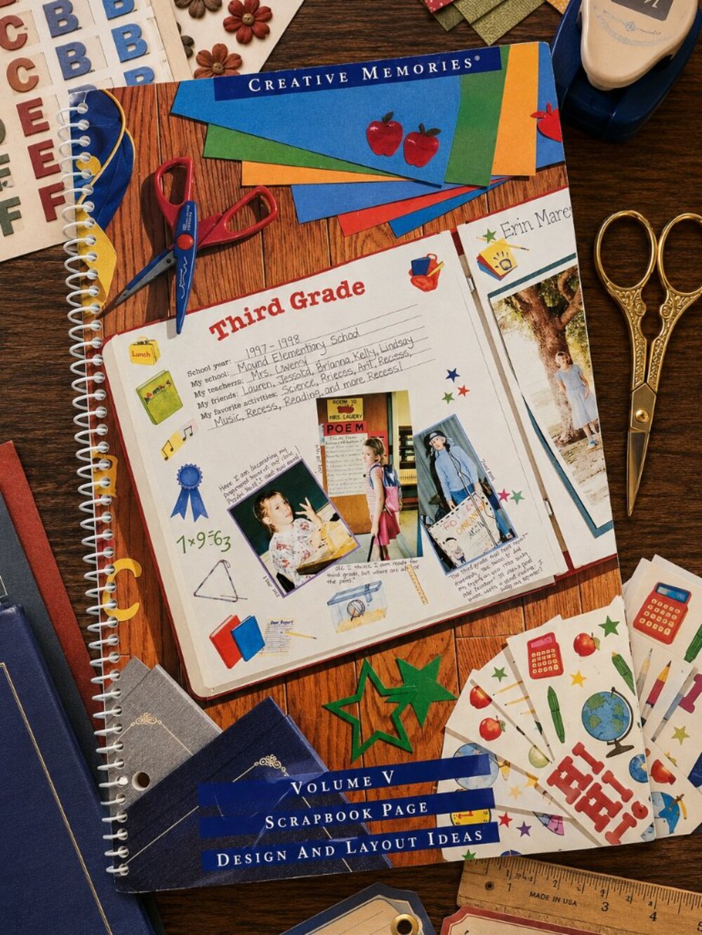 Creative Memories Scrapbook Page Design & Layout Ideas Volume V Book 1999